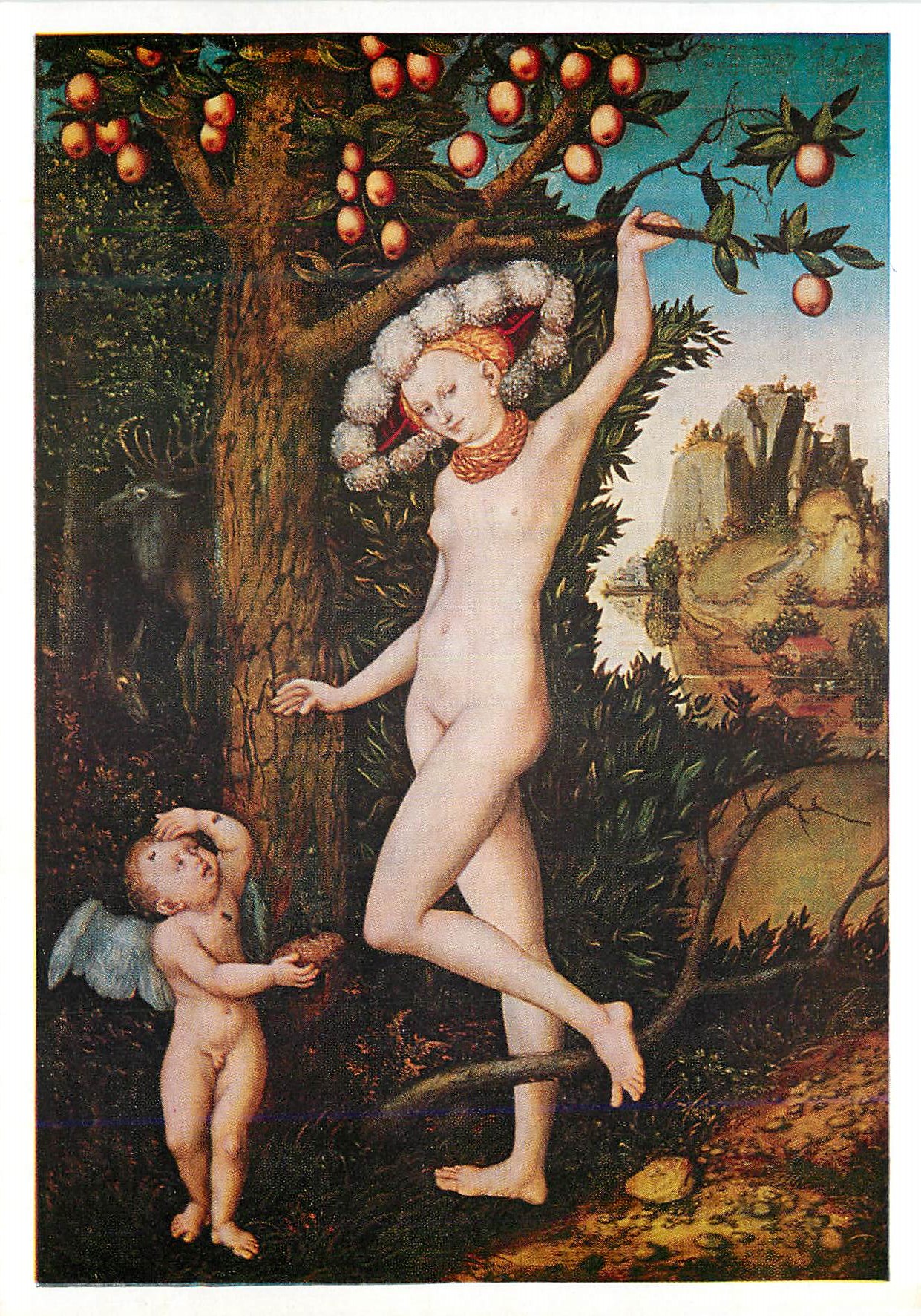 CPM Cranach Lucas (1472 1553) National Gallery the Elder Cupid Complaining to Venus
