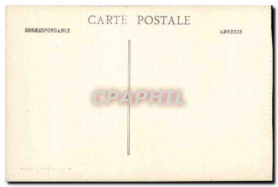 Gavarnie CPA le cirque et hotel de la cascade — Verso