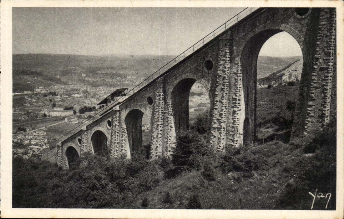 Lourdes CPA Funiculaire du pic du jour