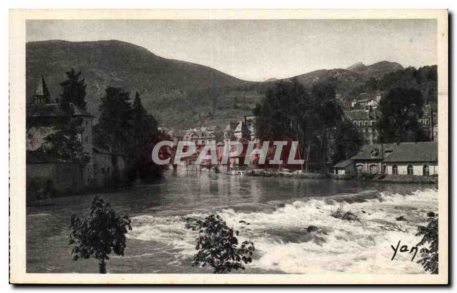 Lourdes CPA La chute du Gave