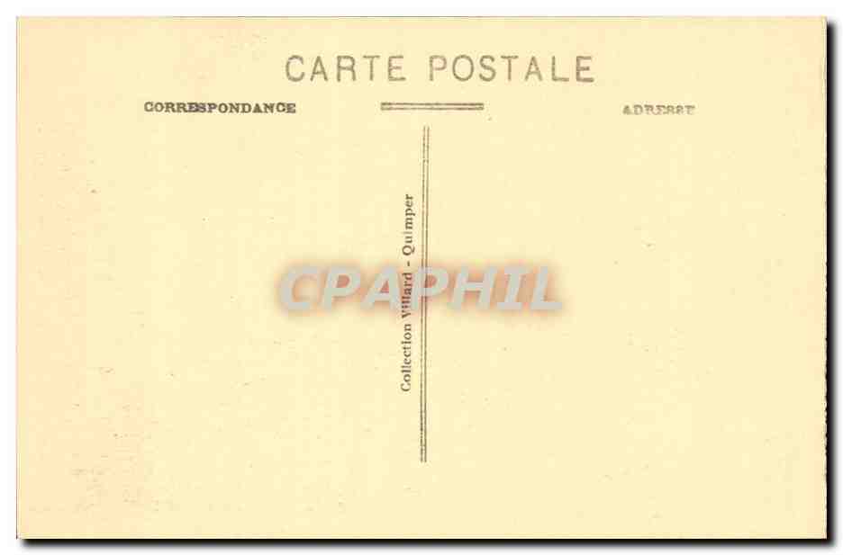 Josselin - Le Faubourg de Sainte-Croix — vue du pont sur la rivière — éditeur non identifié, n° de série 4962 — Rückseite