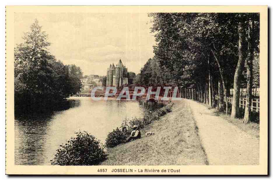 Josselin CPA La riviere de l'Oust