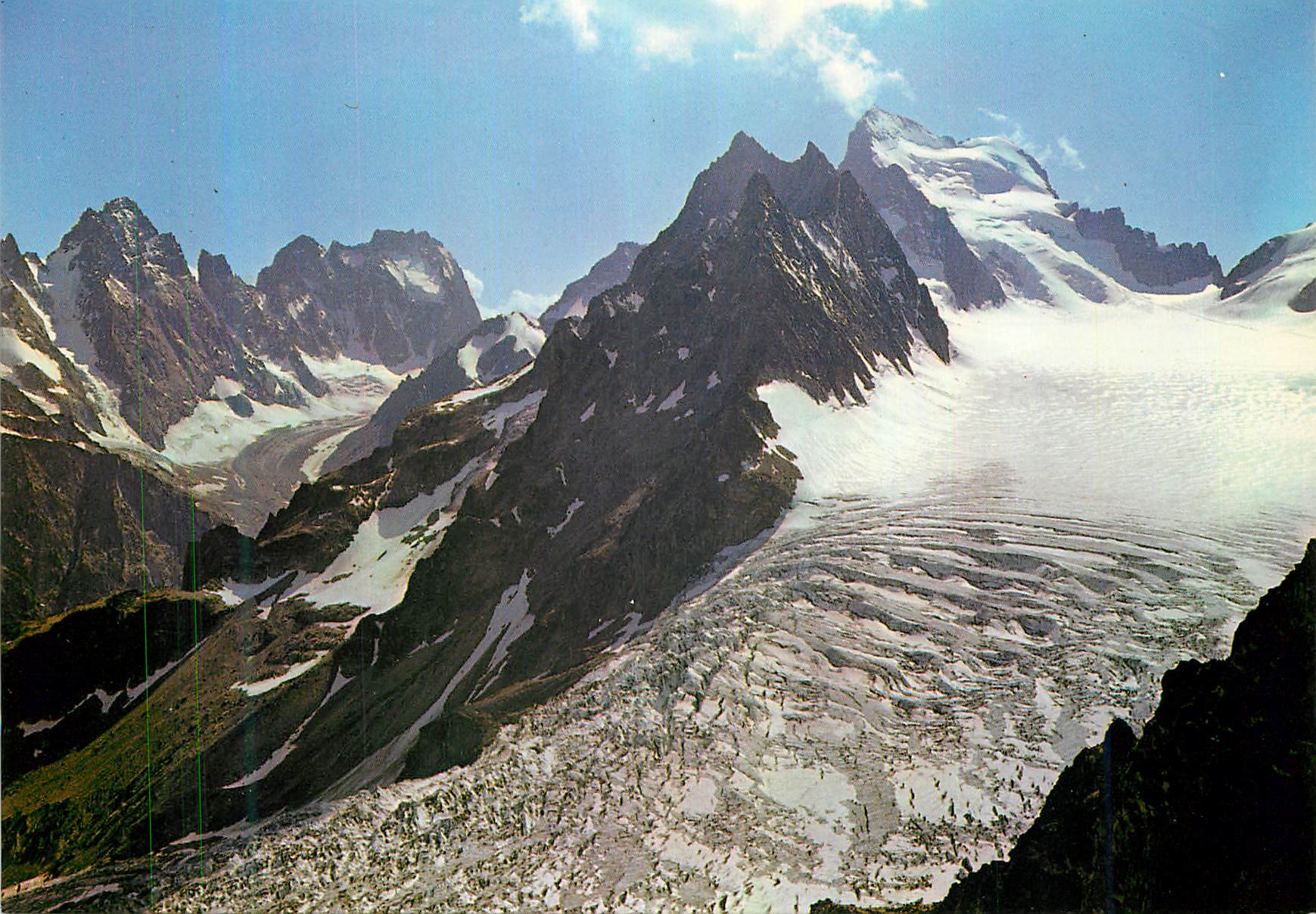 Mont Blanc — vue du glacier de la Mer de Glace — éditeur non identifié