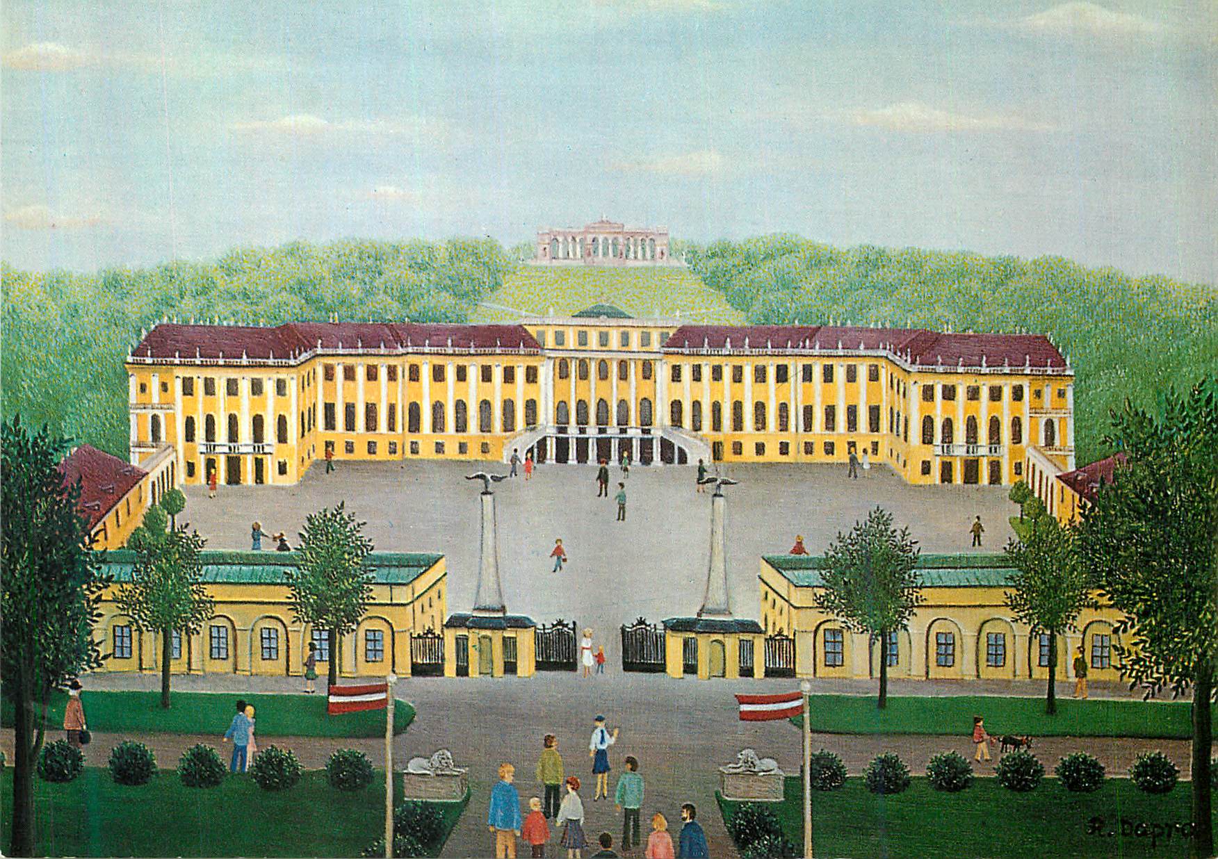 CPM Wien Schloss Schonbrunn 1973 Regine Dapra