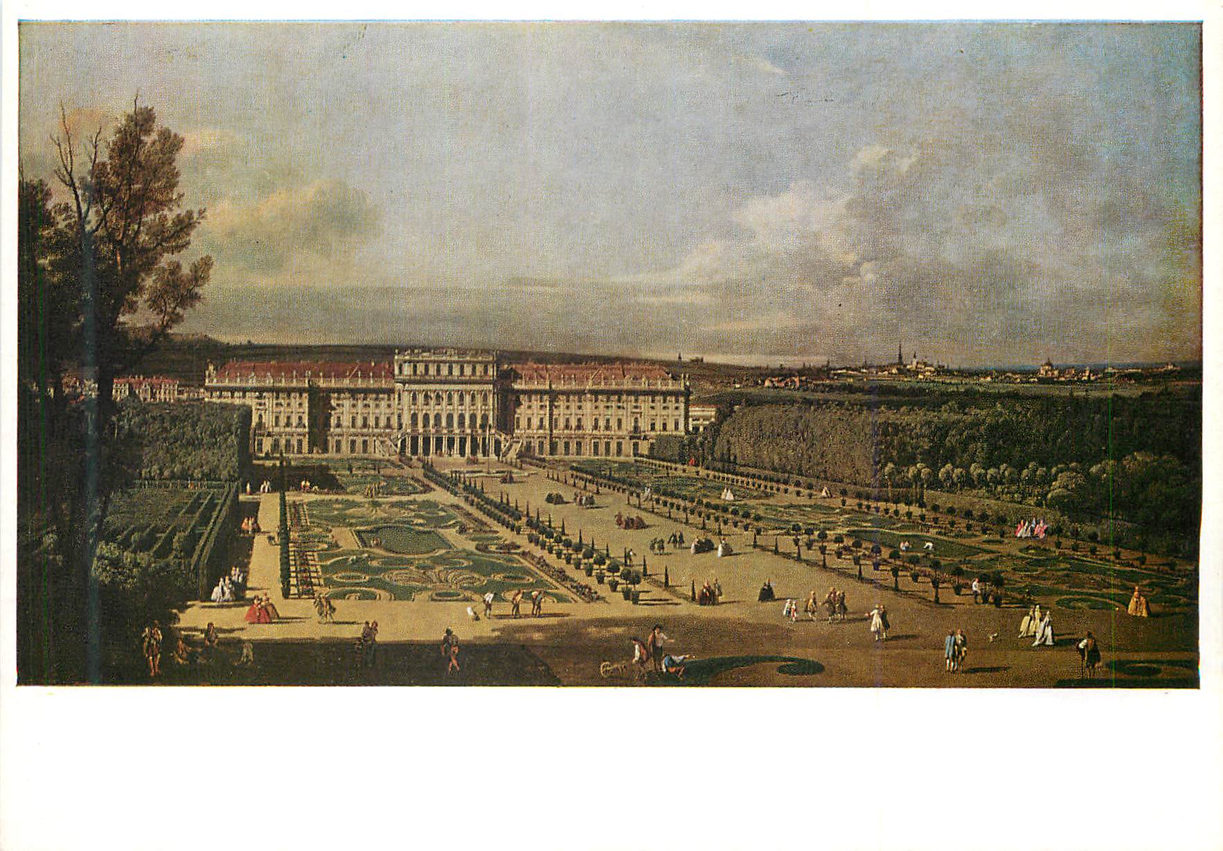 CPM Wien Kunsthistorisches Museum Bernardo Belotto gen Canaletto Le Chateau Imperial