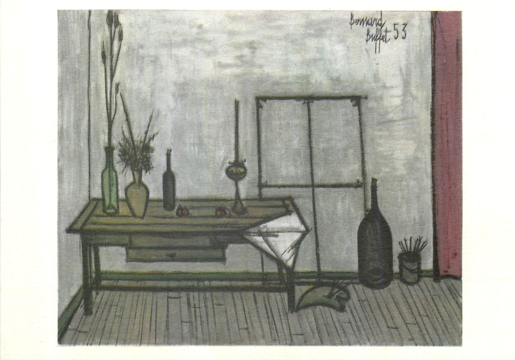 CPM Bernard Buffet Interieur Provencal 1953
