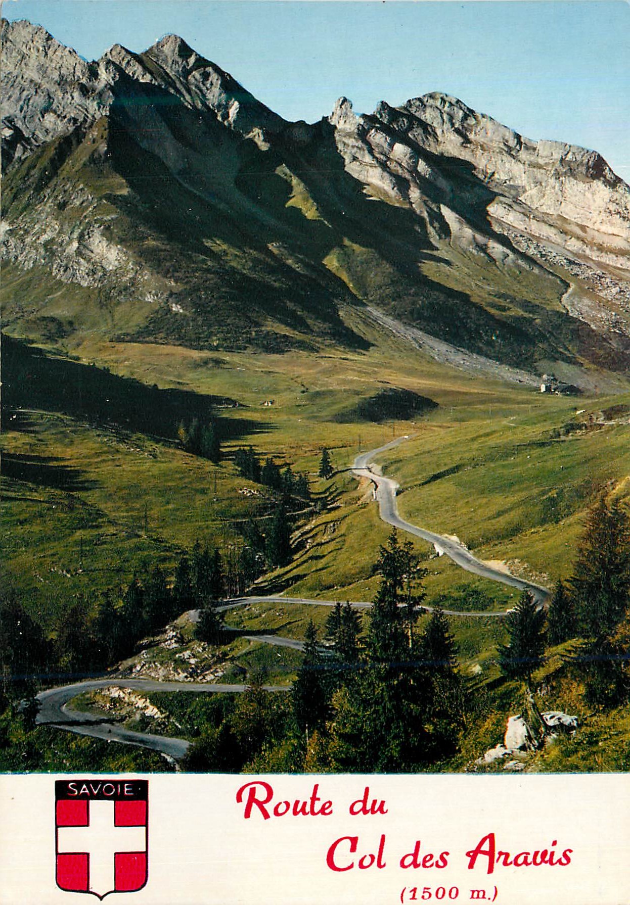 CPM Route du Col des Aravis (1500 m) et L'Etale