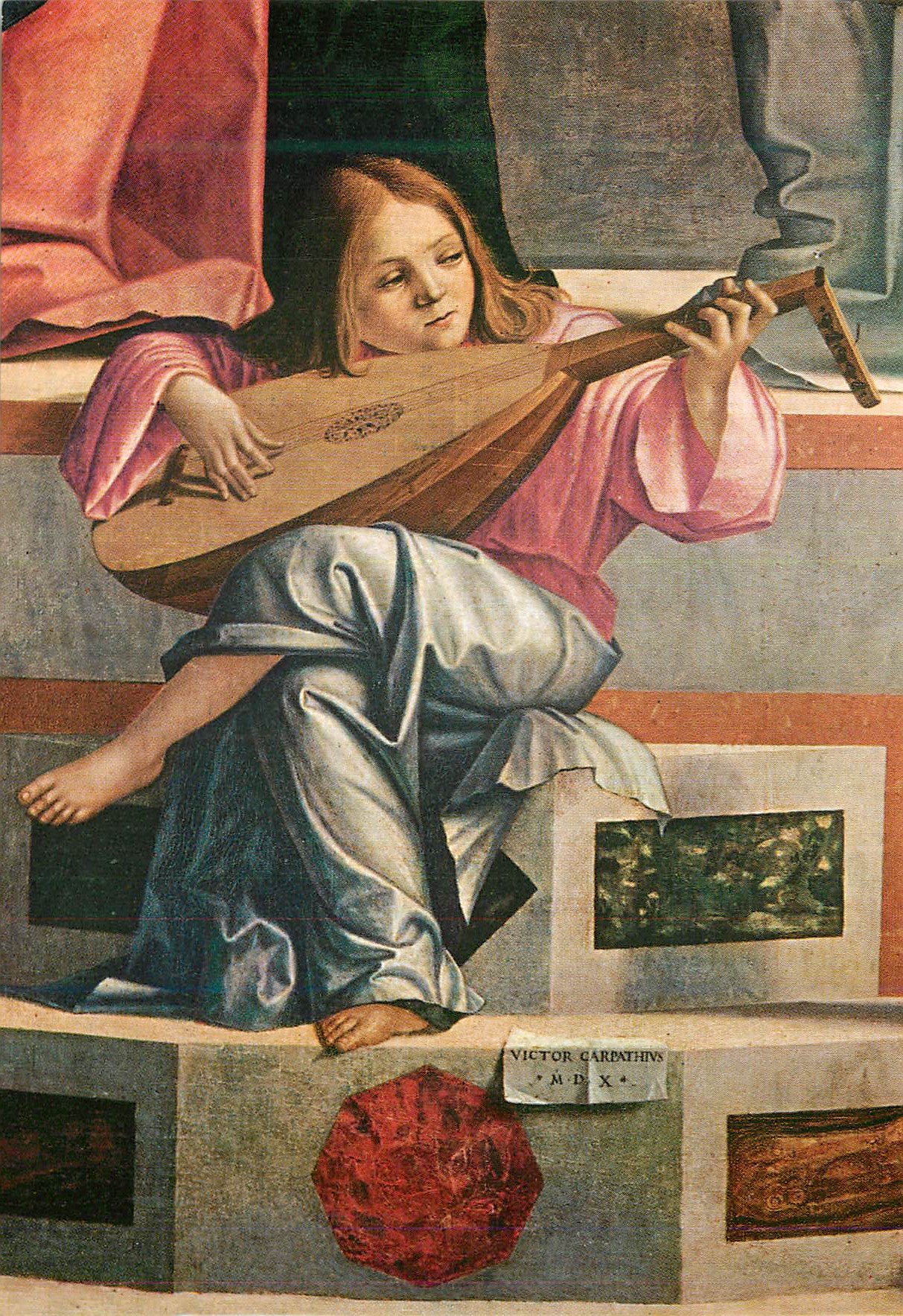 CPM Venezia Gallerie dell'Accademia Vittore Carpaccio (1465 ca 1526) Presentation de Jesus au Temple (detail)