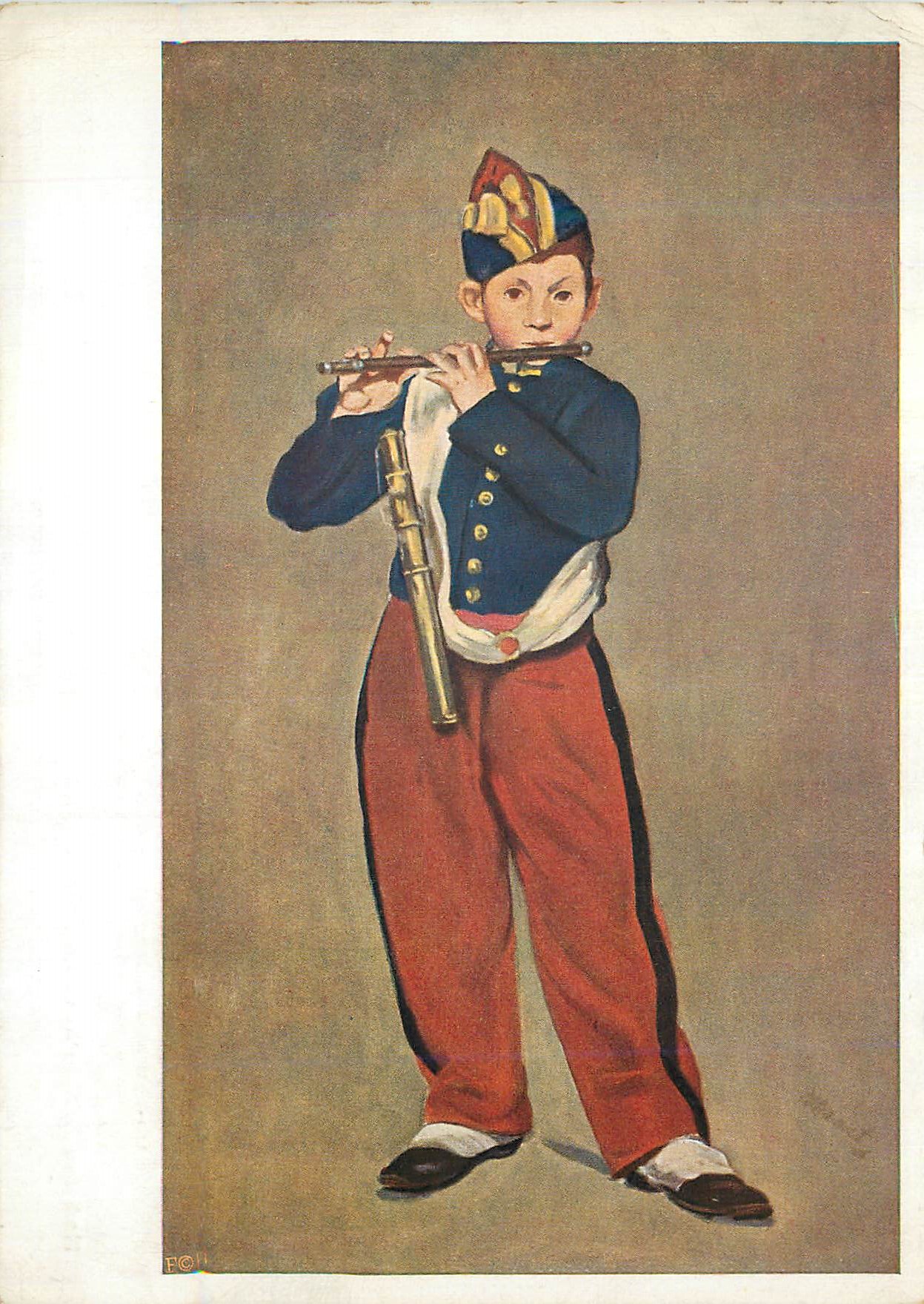 CPM Louvre Paris Edouard Manet 1832 1883 Der Pfeifer