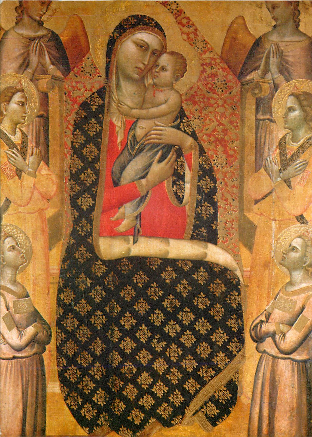 CPM Avignon Musee du Petit Palais La Vierge de Majeste Allegretto Nuzzi (1315 1373)