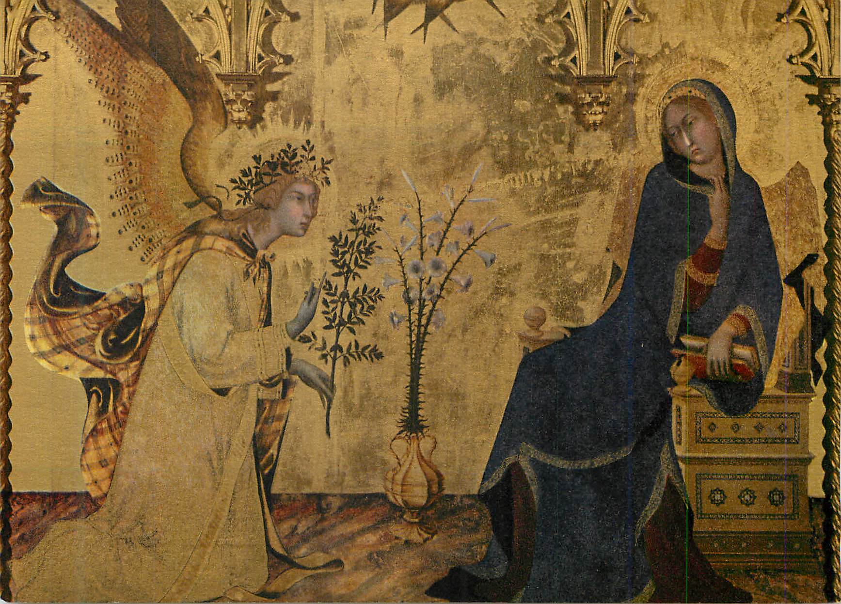 CPM Firenze Galleria Degli Uffizi L'Annonciation