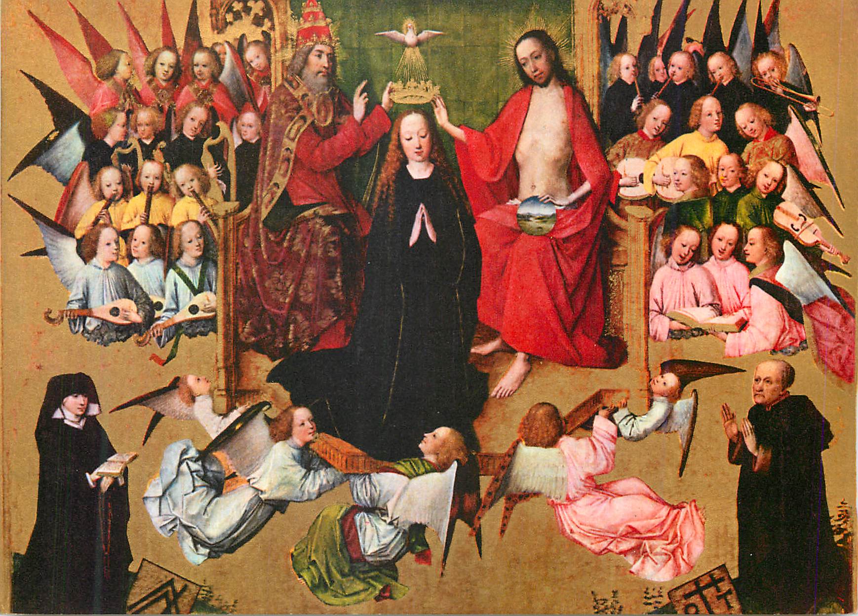CPM Pinakothek Munchen Couronnement de la Vierge
