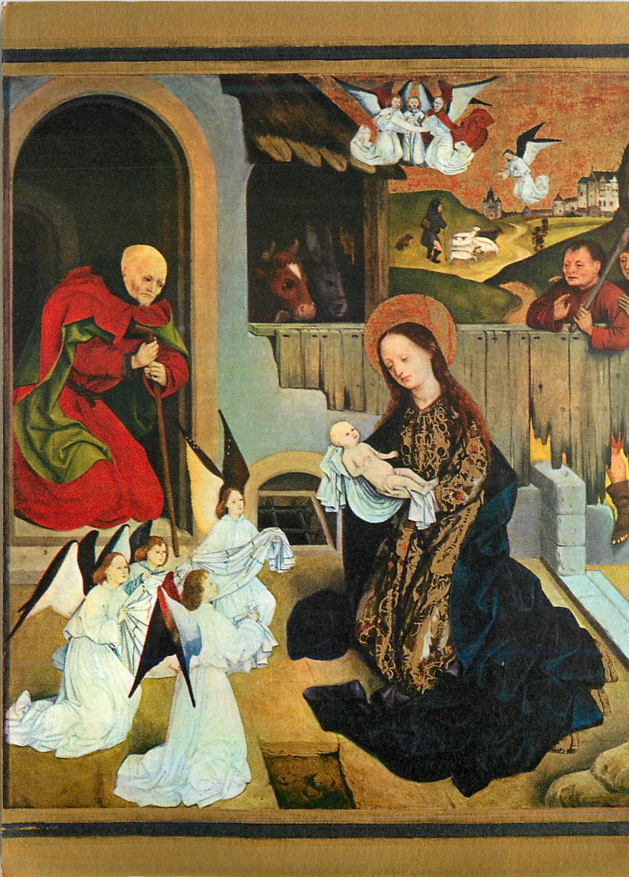 CPM Wien La Nativite die Geburt Christi Meister des Schottenstiftes 15jh