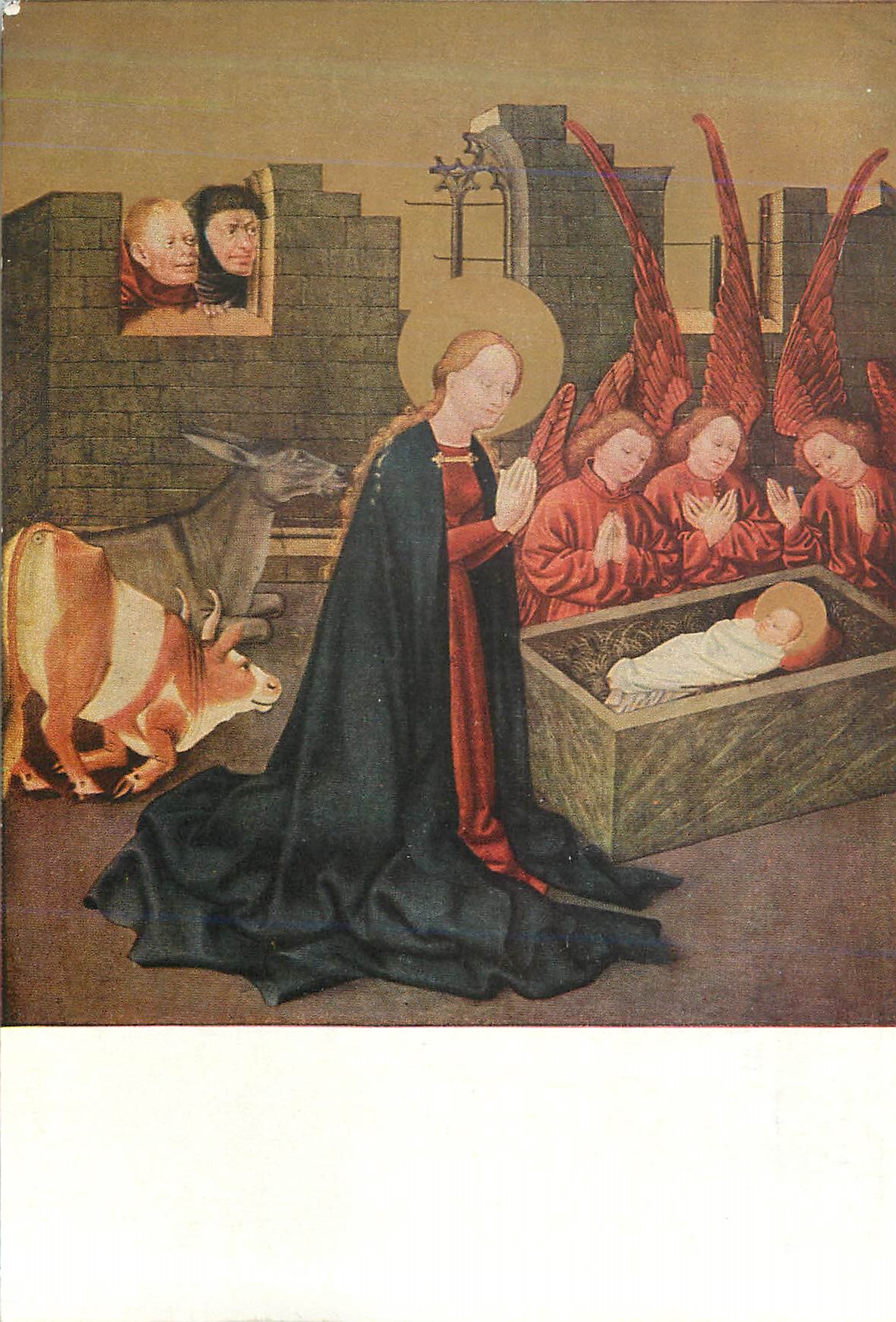 Nativité — scène de l'Église de Sainte-Marie de Bruges — éditeur non visible