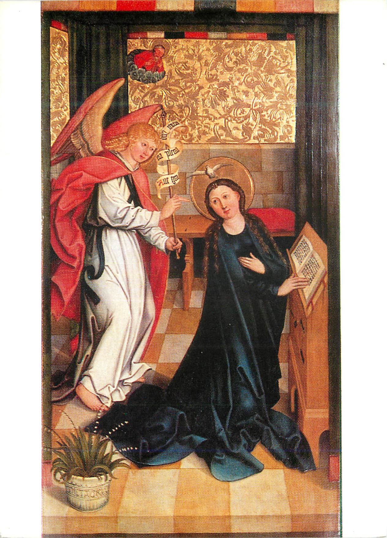 CPM Augsburg Maria Verkundigung L'Annonciation Stadtische Kunstsammlungen
