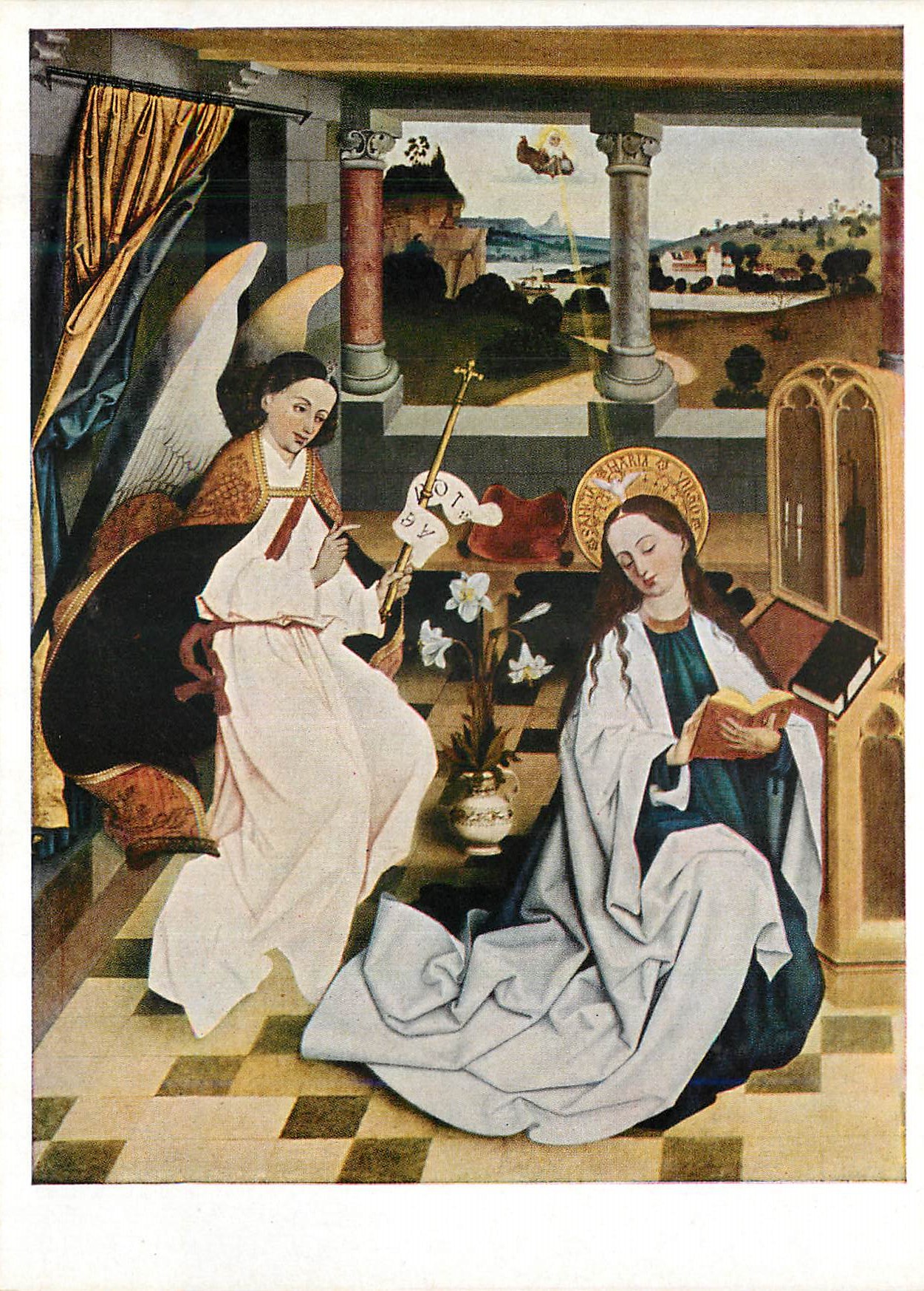 CPM Verkundigung Tiefenbrann Pfarrkirche Hochaltar Von Hans Schuchlin 1469