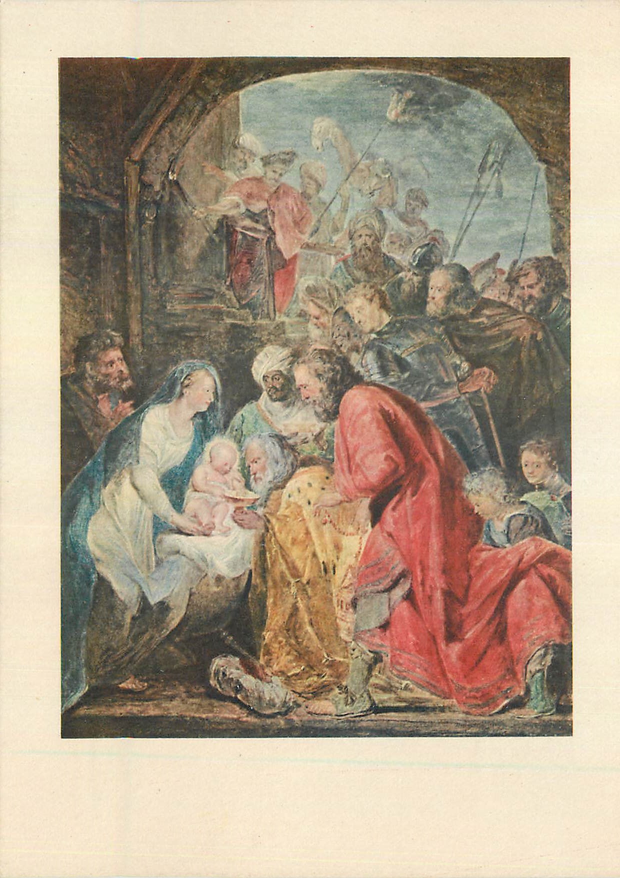 CPM The Metropolitan Museum of Art Rubens Anbetung der Konige