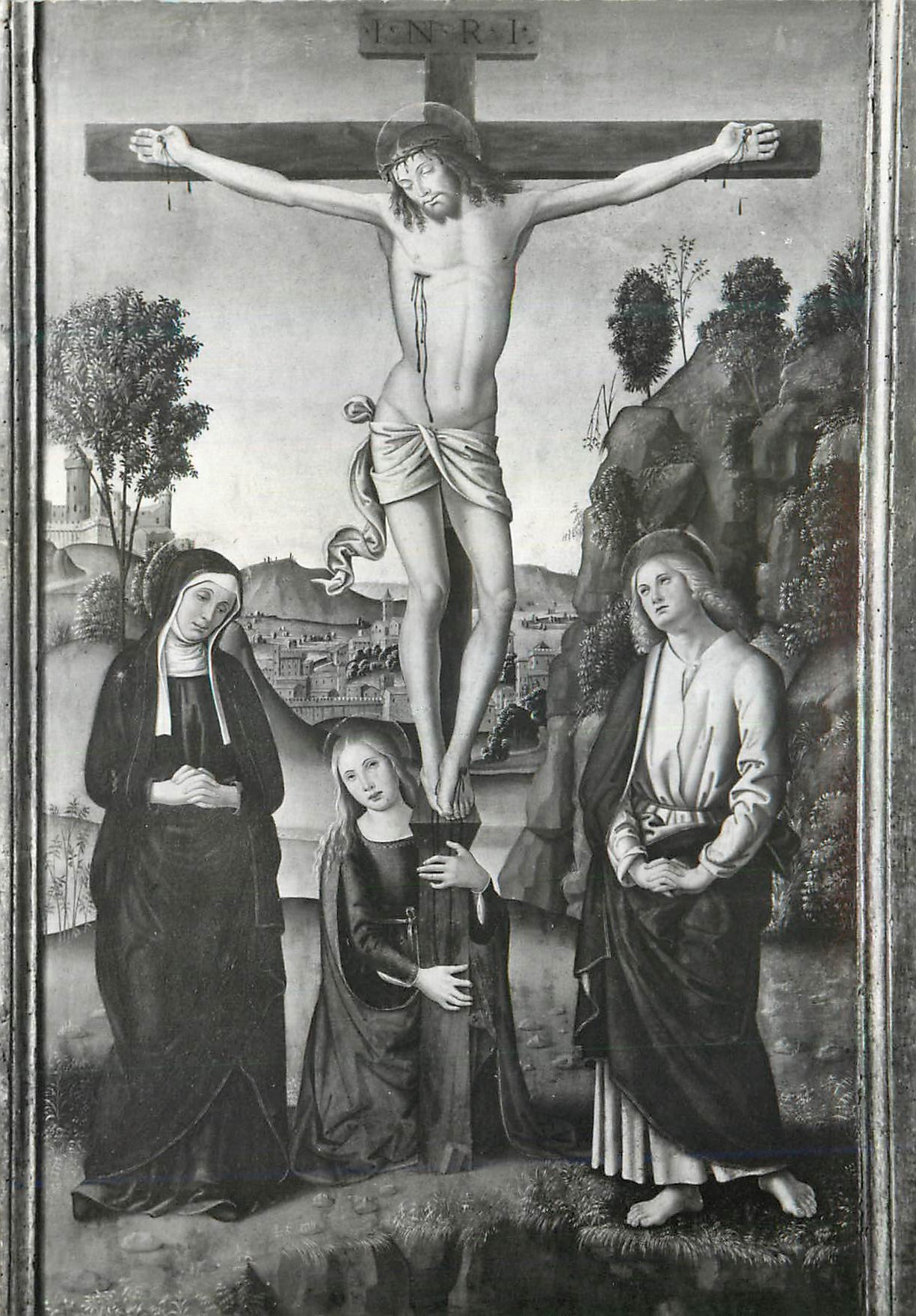 CPM Avignon Museum Calvet Ecole Italienne XVe S Cricifixion de l'Hospice du Thor (Vaucluse)