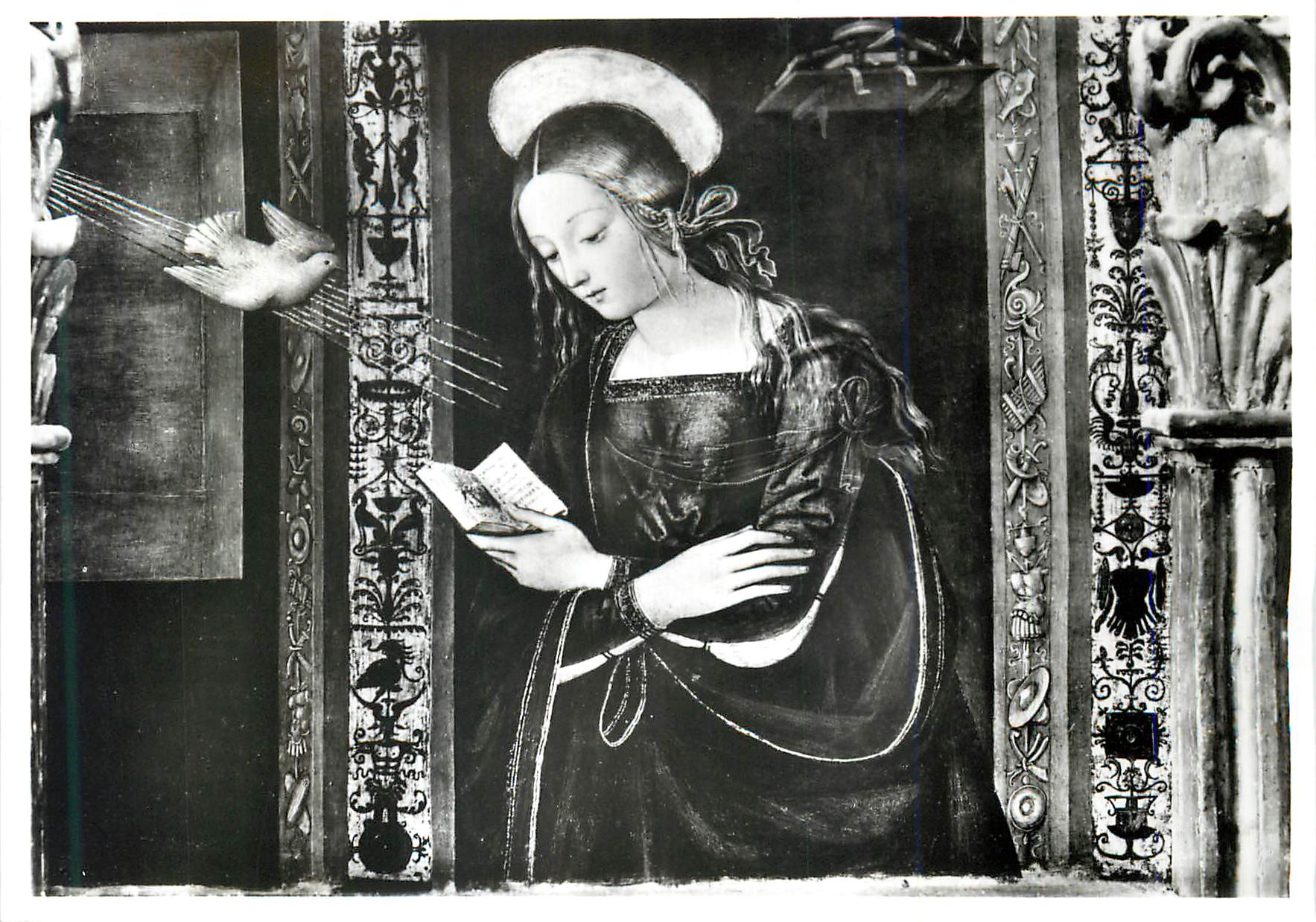 CPM Perugia Pinacoteca Vannucci L'Annunziata Particolare dell'ancona