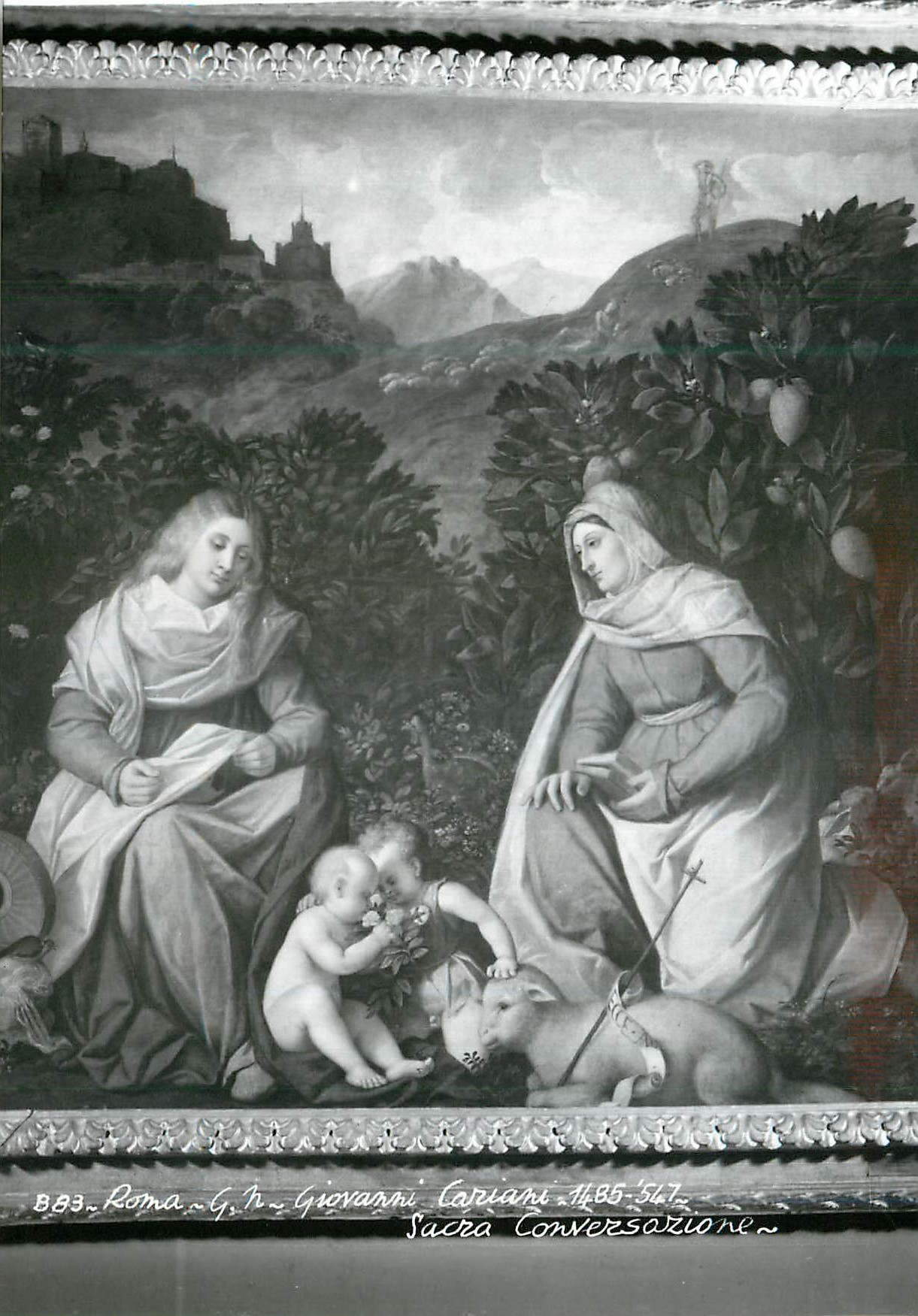 CPM Roma Giovanni Cariani 1485 Sacra Conversazione