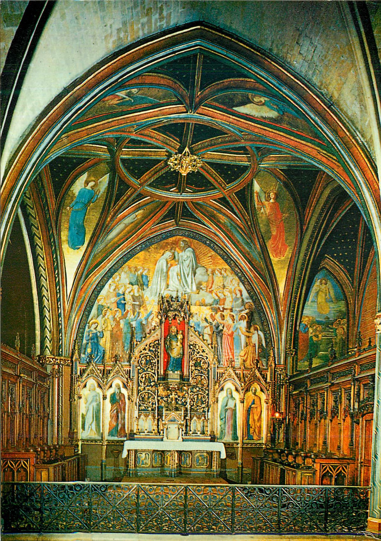 CPM Paris Eglise Saint Germain L'Auxerrois Choeur de la Chapelle de la Vierge