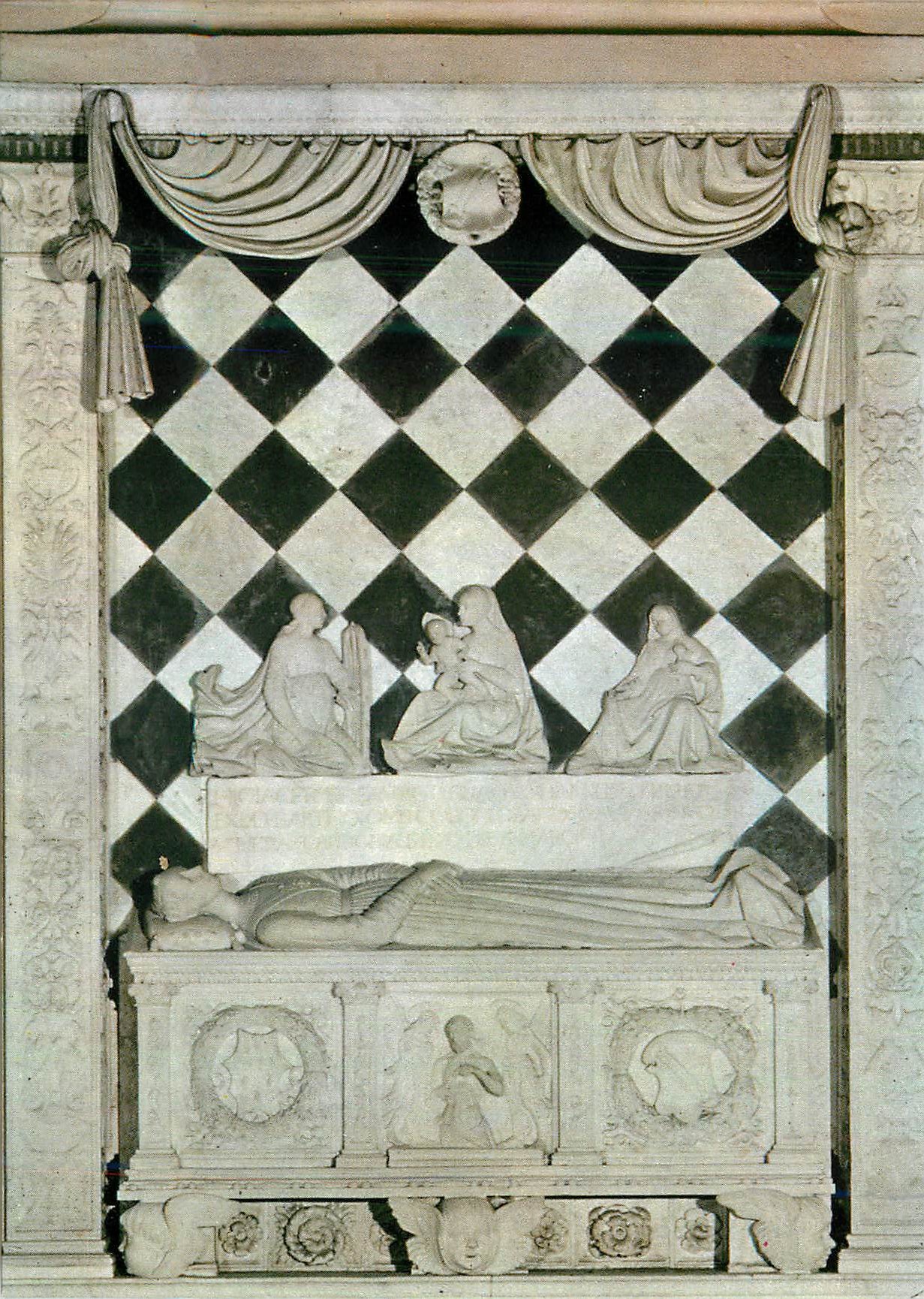 CPM Bergamo Cappella Colleoni Tombe de Medea Colleoni Ouvre de G A Amadeo