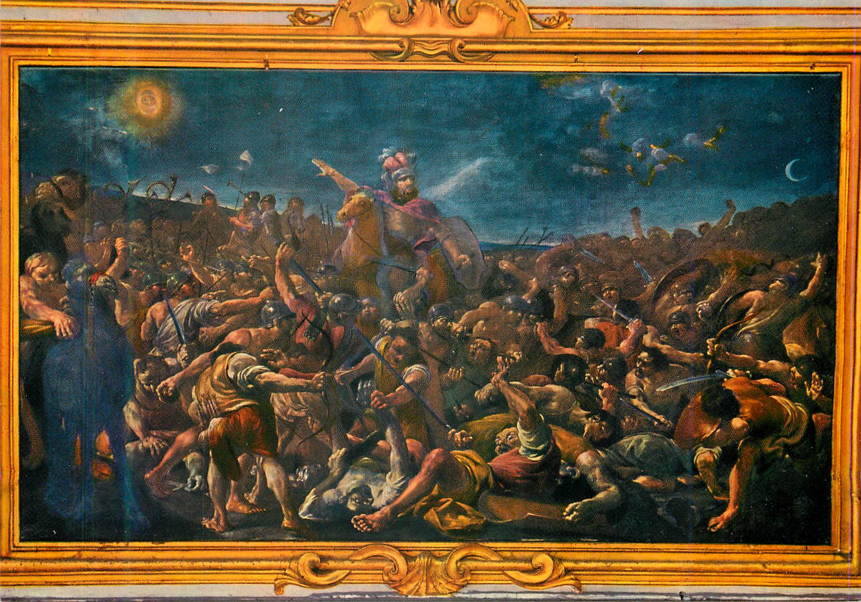 CPM Bergamo Chapelle Colleoni Taile de G Crespi (1738) Giosue