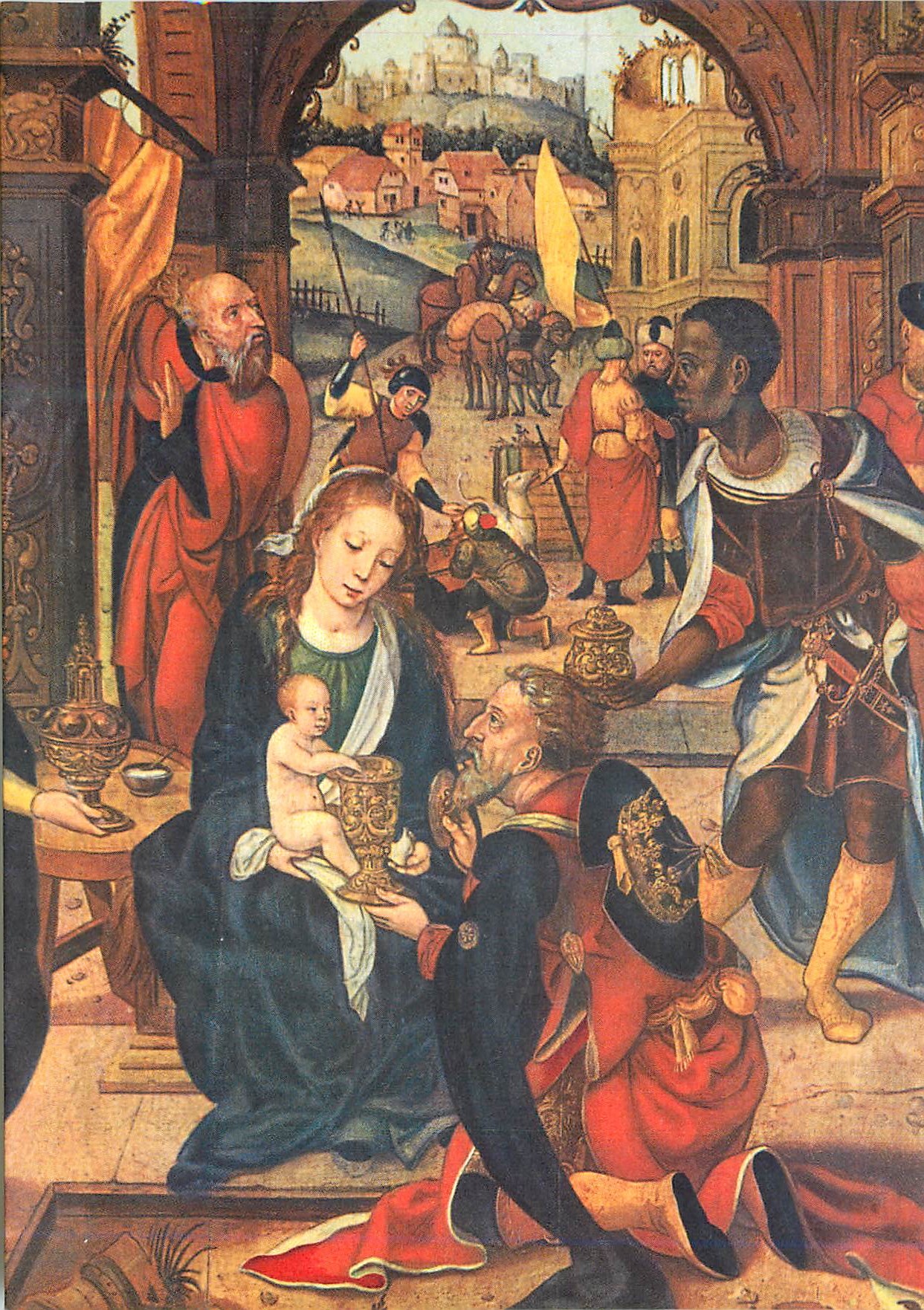 CPM Maestro di Anversa (1518) Adoration des Mages