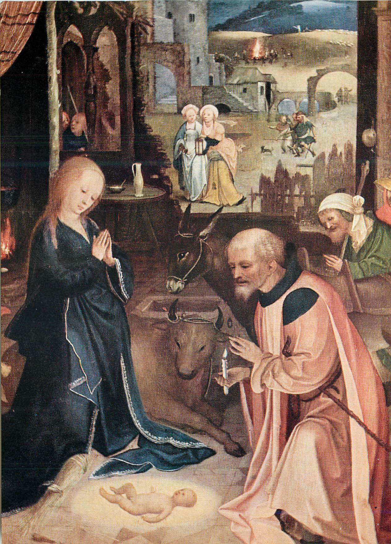 CPM Jan der Beer (um 1490 1542) Adoration des Mages (Detail)