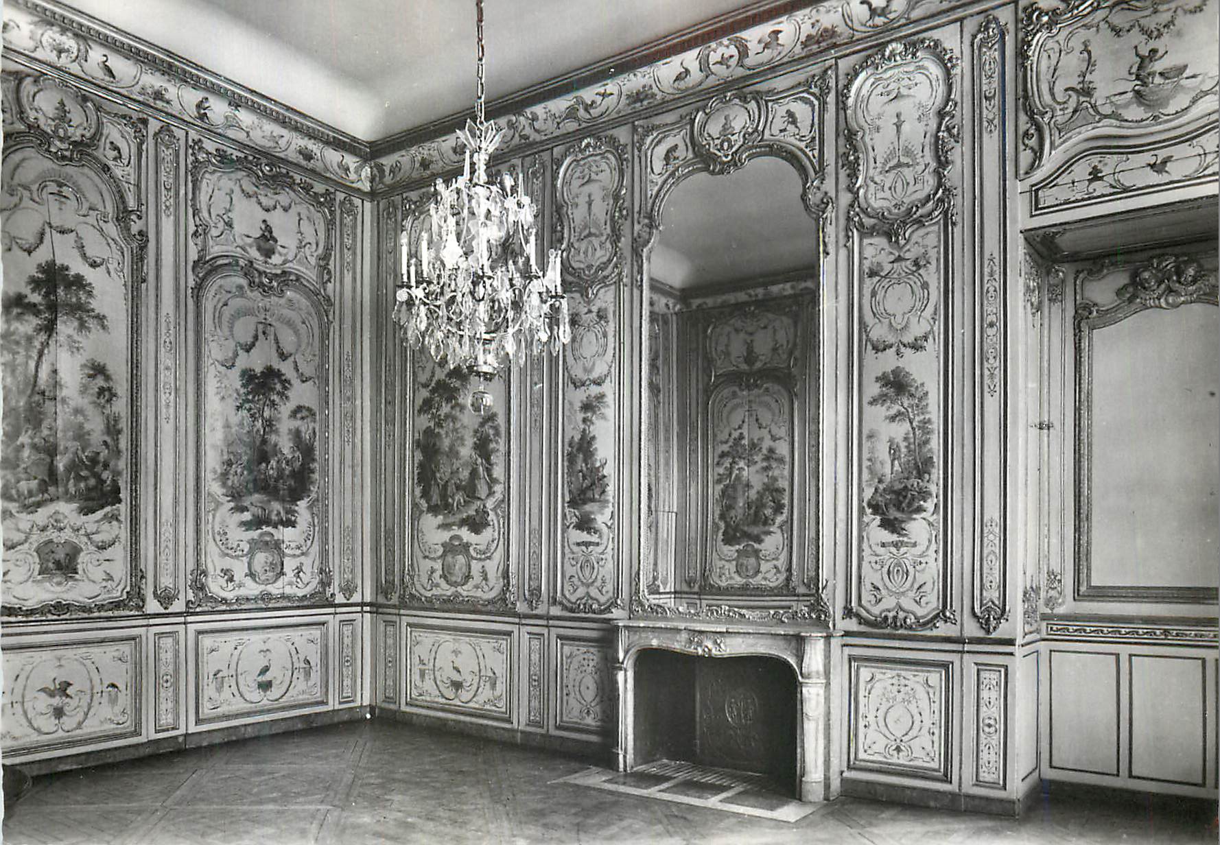 CPM Paris Archives Nationales Hotel de Rohan Christophe Huet Cabinet des singes