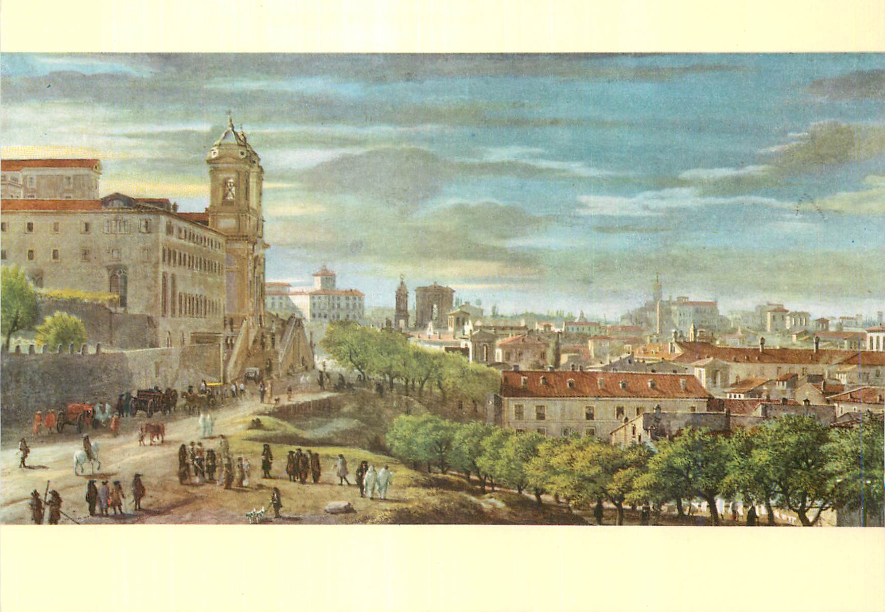 CPM Rome Vue de la Trinite des Monts Vanvitelli (1653 1736)