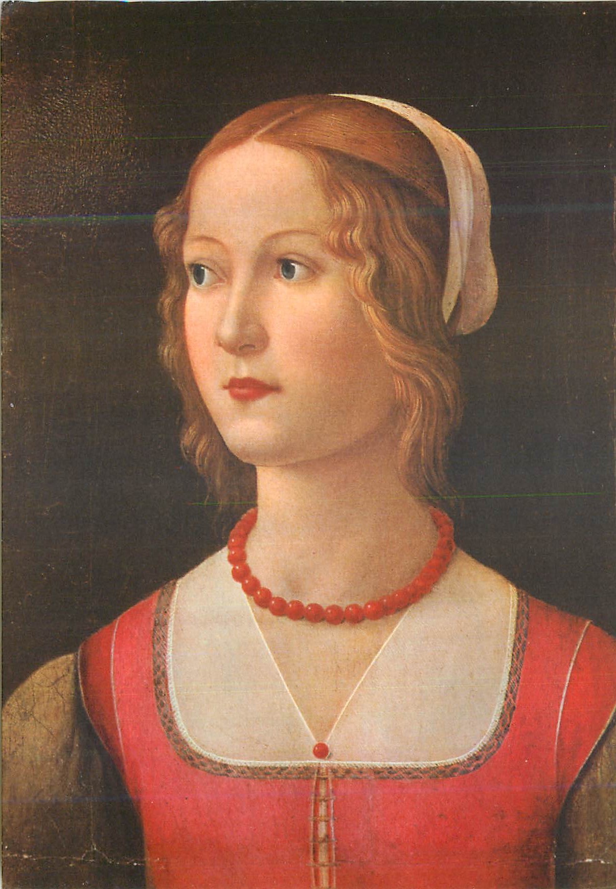 CPM Ghirlandaio (1449 1494) Portrait d'une Jeune Femme