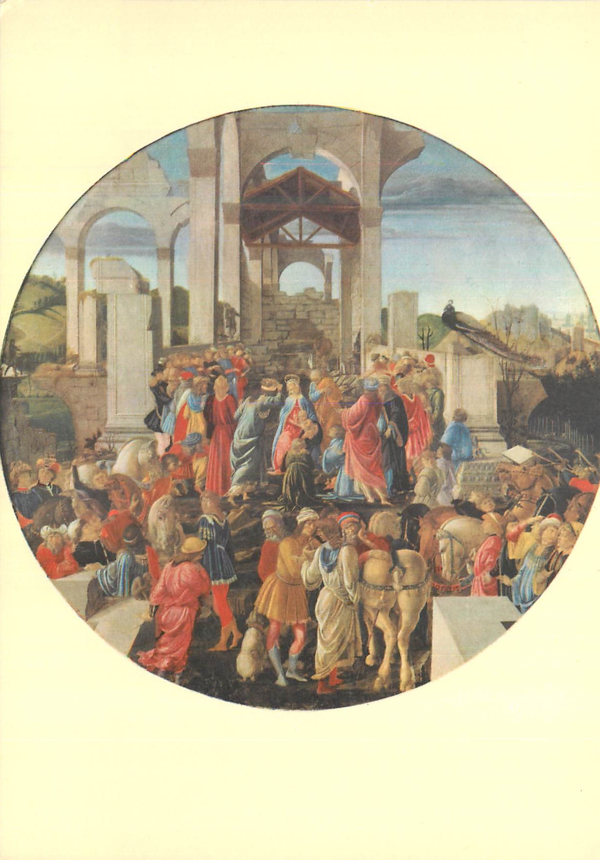 CPM London National Gallery Botticelli (1444 1510) Adoration des Mages