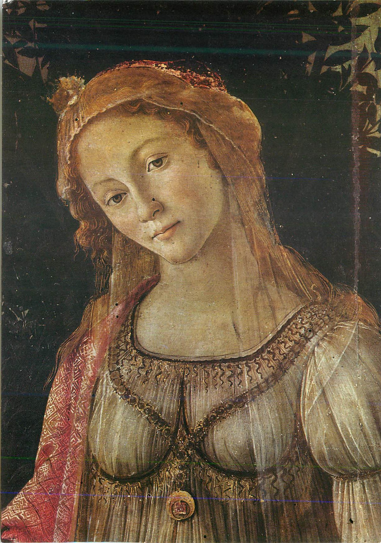 CPM Firenze Galerie Uffizi La Printemps (detail)