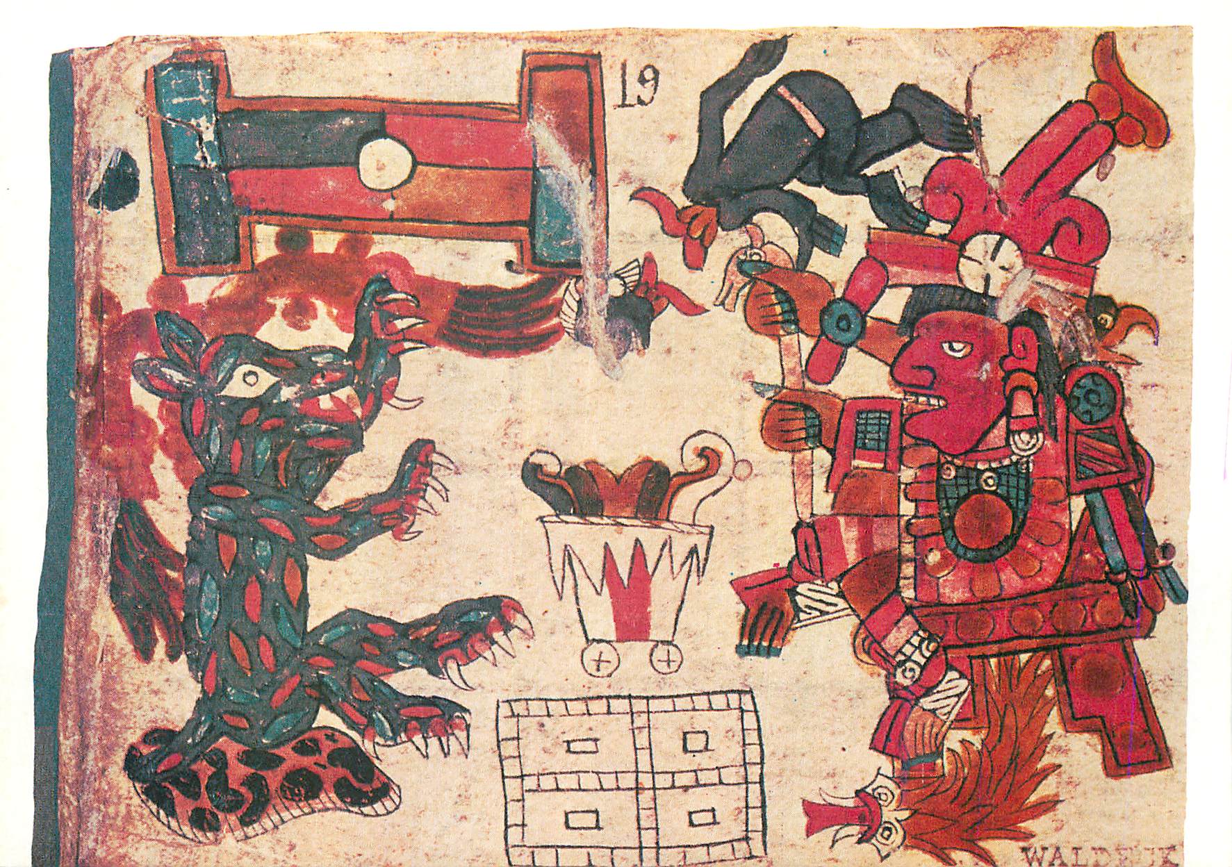 CPM Bibliotheque Nationale Mrs Mexican Xochiquetzal deesse de l'amour et des Fleurs