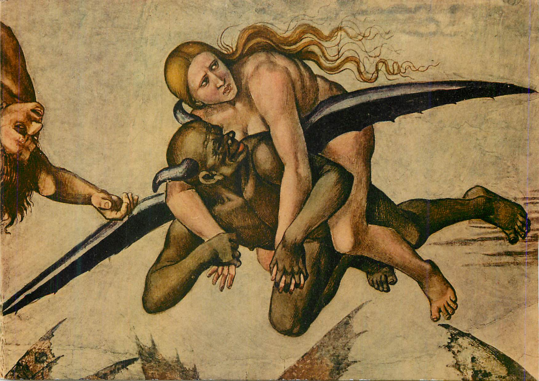 CPM Orvieto (Duomo) Dettaglio dei Condannati all'Inferno (Signorelli)