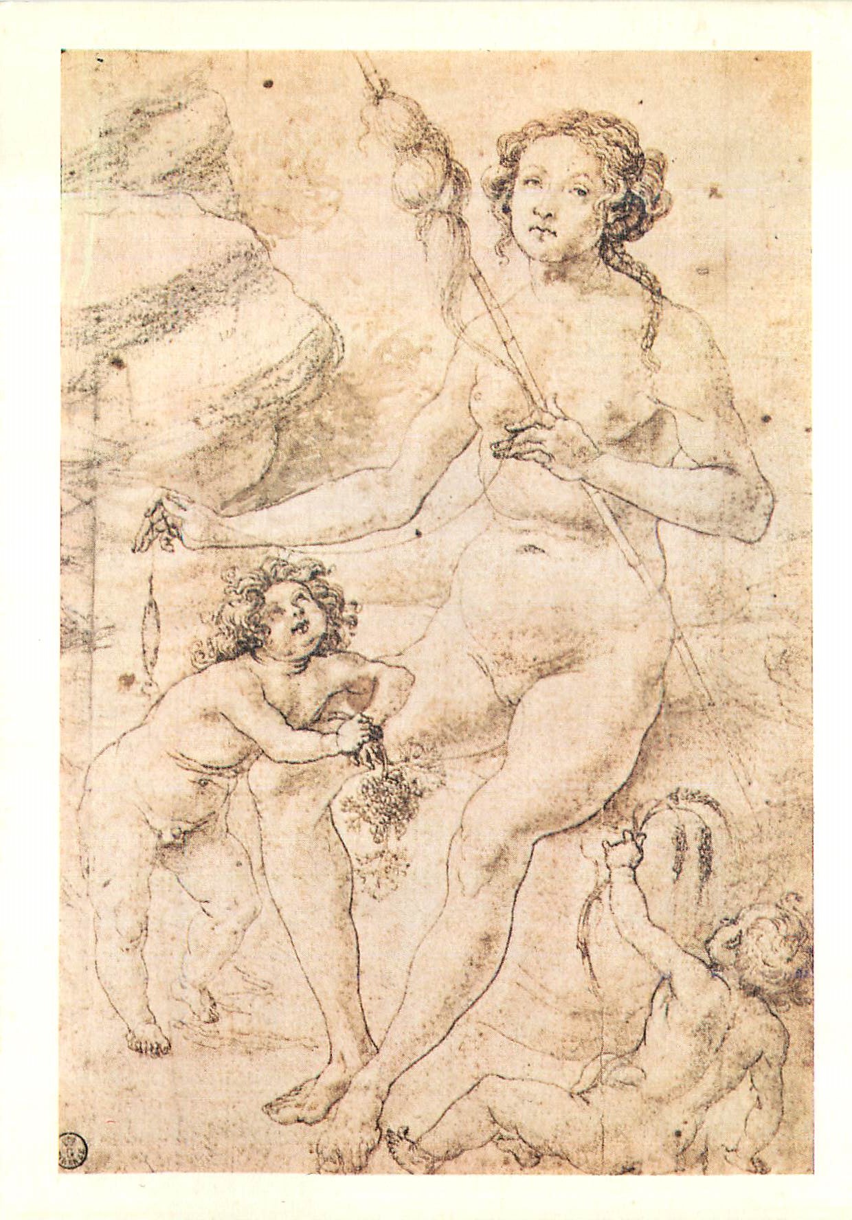 CPM Firenze Galleria Uffizi Antonio del Pollaiolo Eva