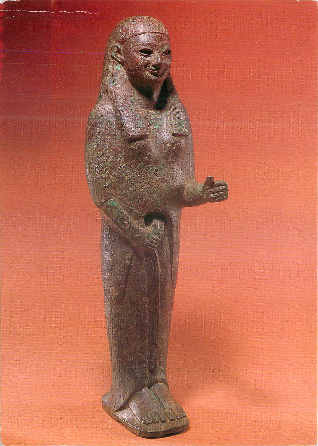 CPM Paris Musee du Louvre Exposition Mer Egee Grece des Iles Bronze (Fonte Pleine)