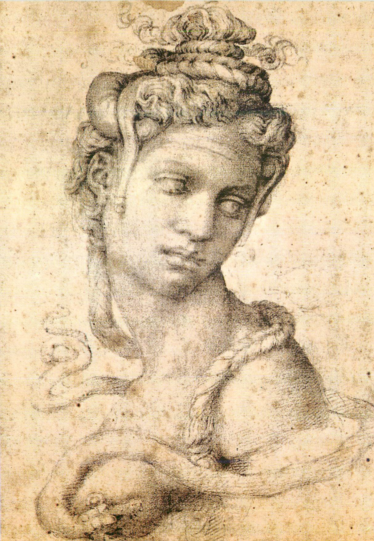CPM Firenze Galleria Uffizi Gab Disegni e Stampe Michelangelo