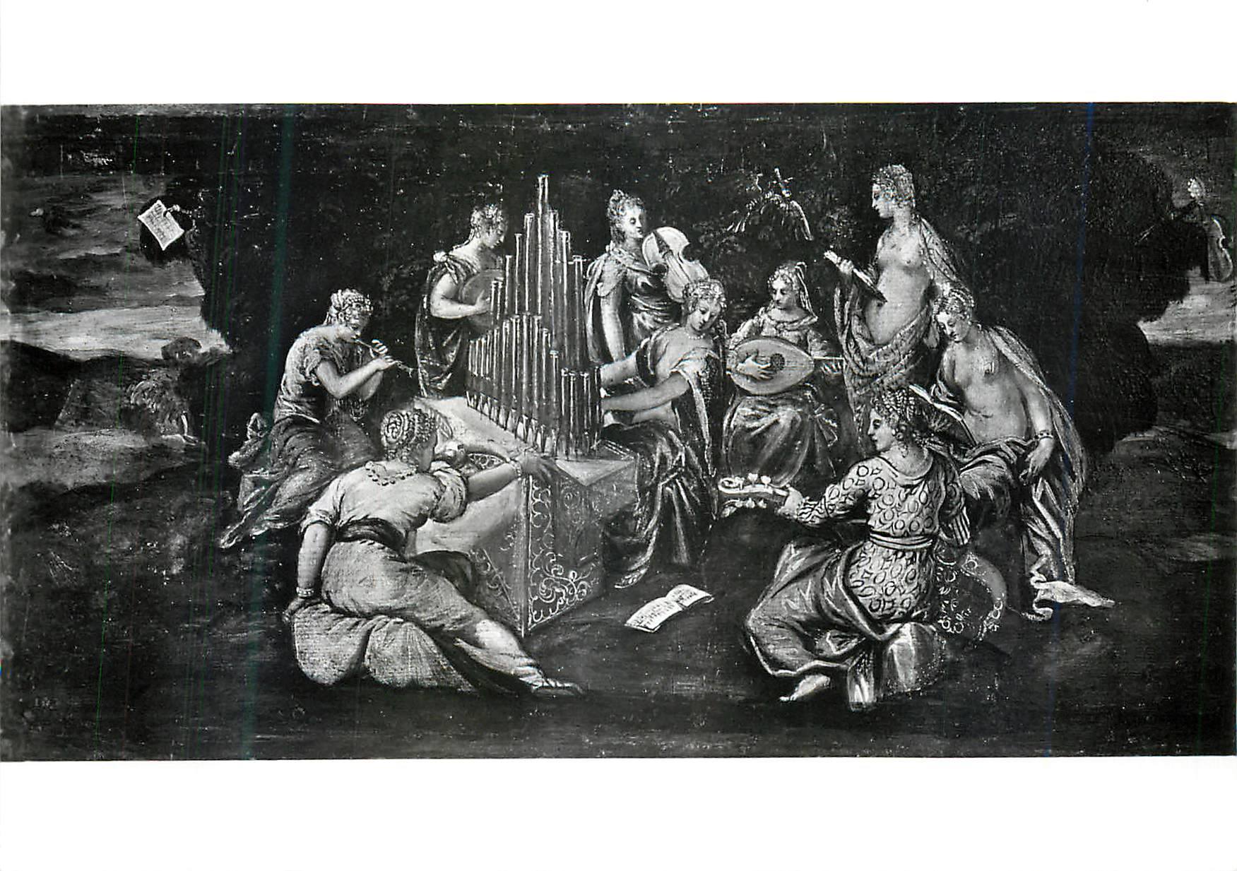 CPM Verona Museo Di Castelvecchio Concert de Dames en Campagne Orgue