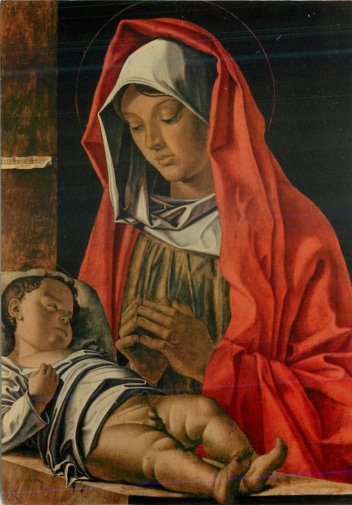 CPM Verona Museo Di Castelvecchio Vierge en Adoration