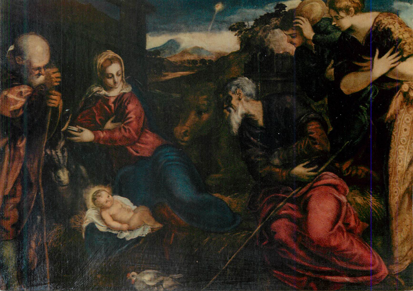 CPM Verona Museo Di Castelvecchio Adoration des Bergers