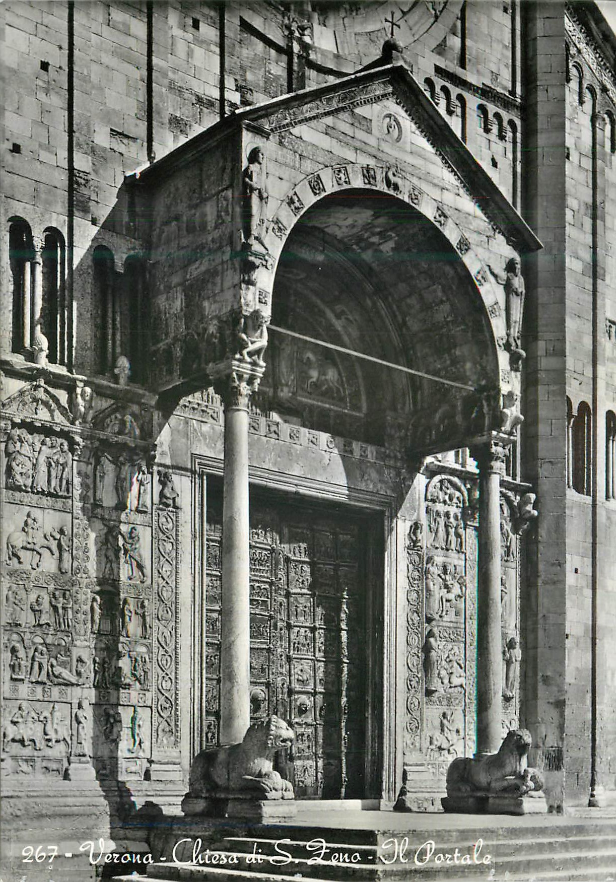 CPM Verona Basilique de S Zeno Portal