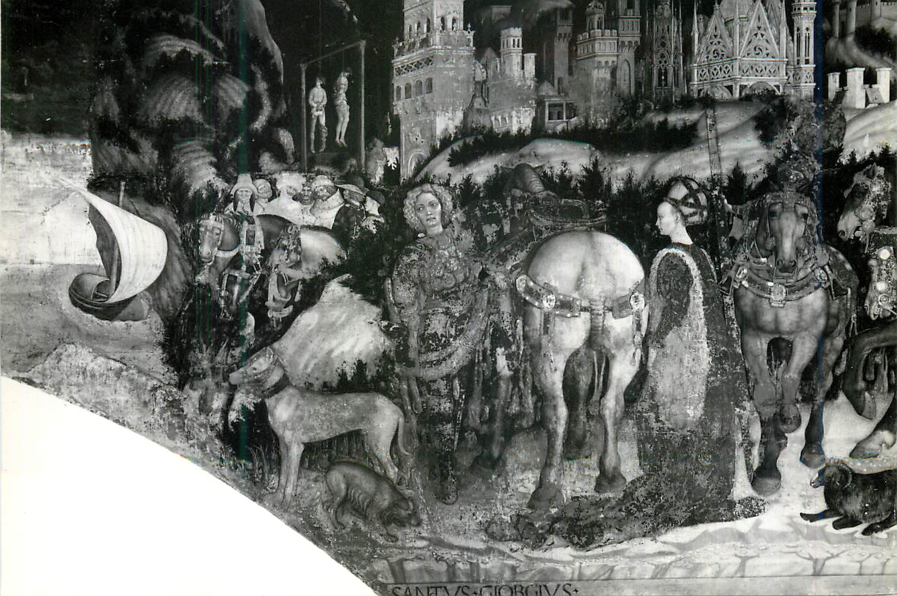 CPM Verona Museo Di Castelvecchio Pisanello Saint George et la Princesse Verona S Anastasia