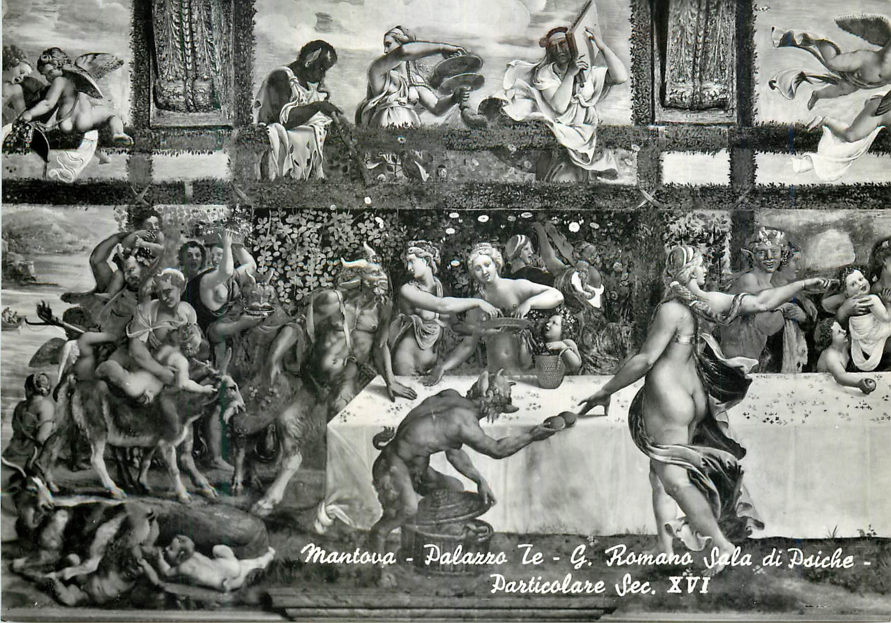 CPM Mantova le Palais Te G Romano la Salle de Psyche