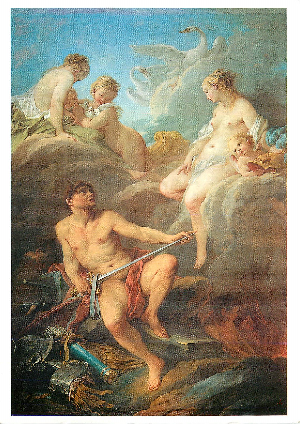 CPM Paris Musee du Louvre Francois Boucher (1703 1770)