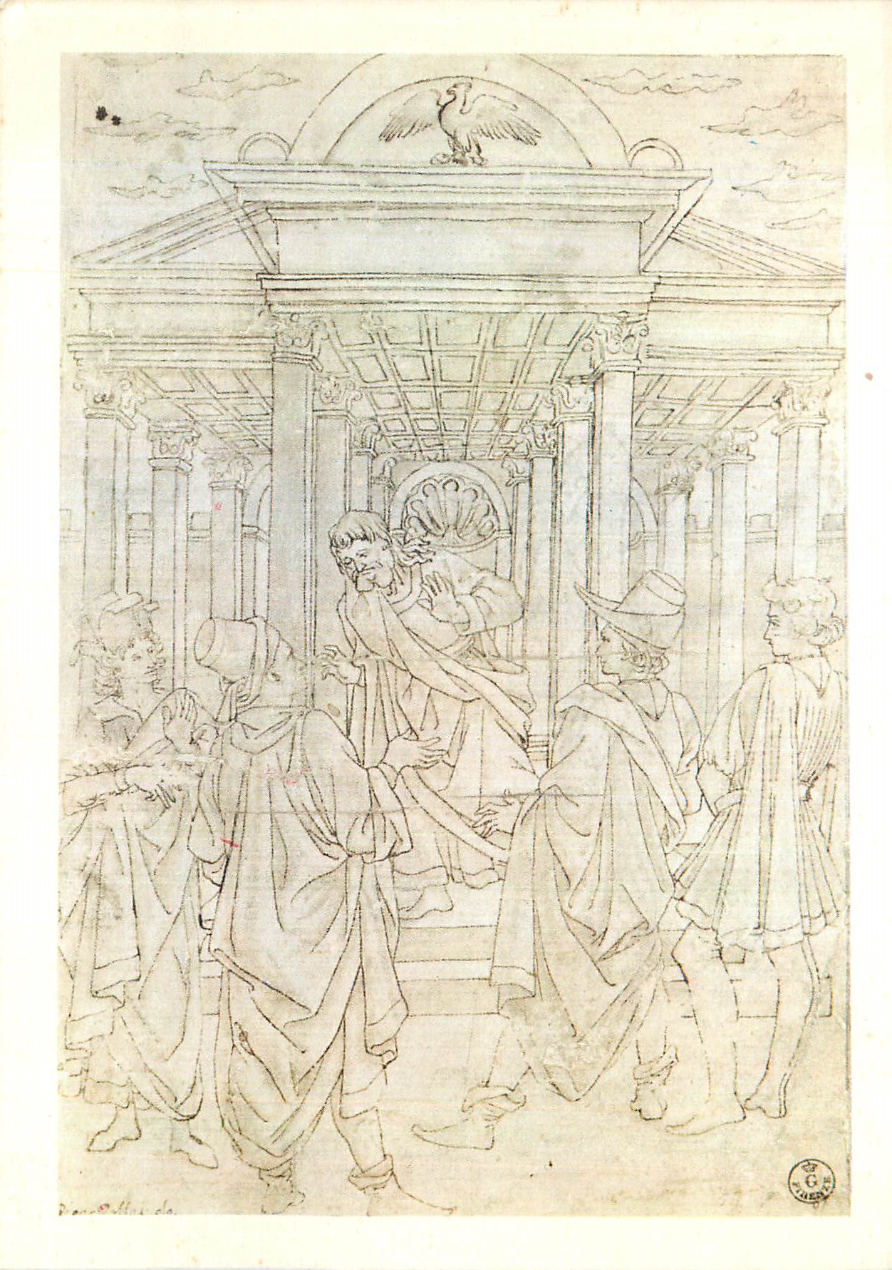 CPM Firenze Galleria Uffizi Gab Disegni e Stampe Piero pollaiola