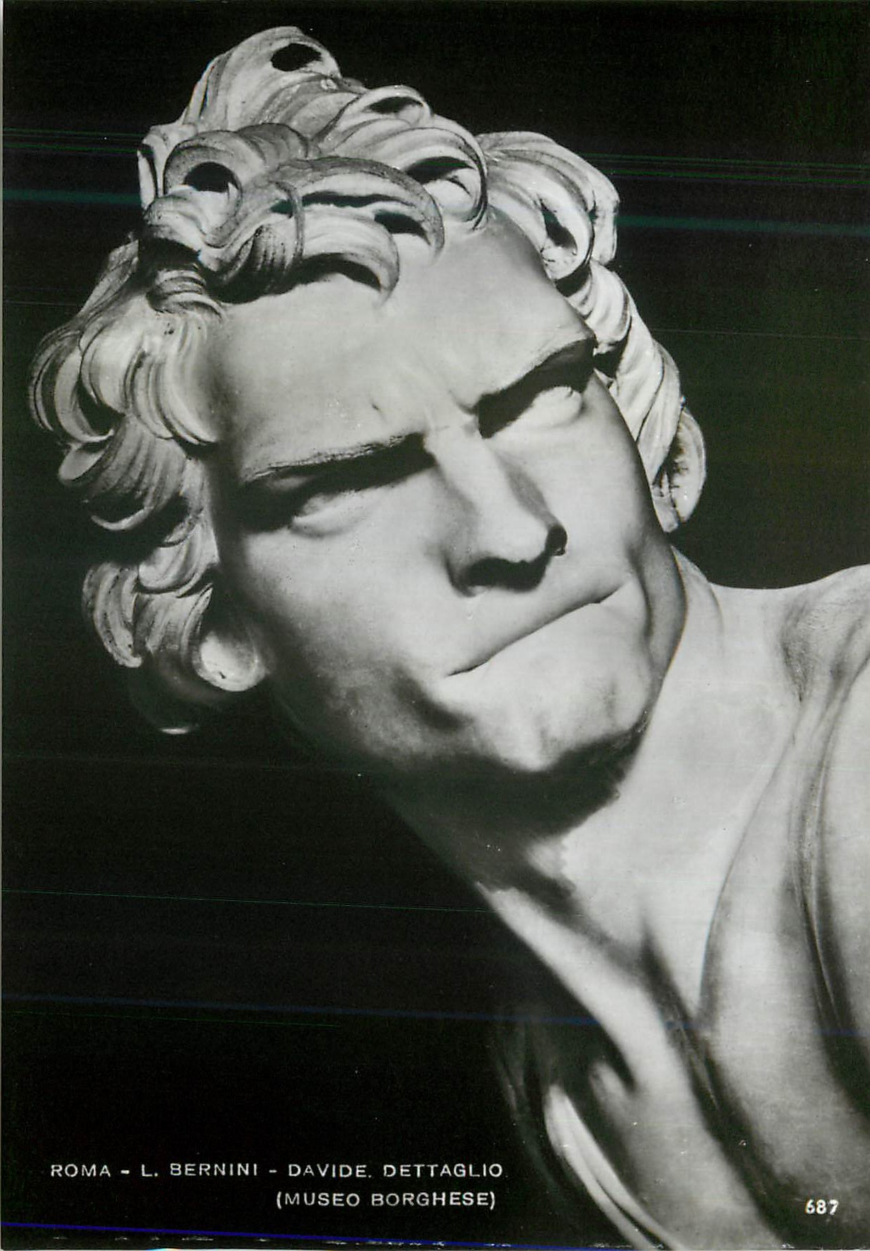 CPM Roma la Bernini Davide Dettaglio (Museo Borghese)