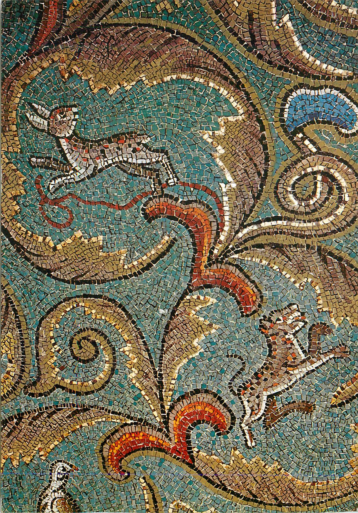 CPM Ravenna Basilica di S Vitale (VI Sec) la Voute du Presbytere (Detail)