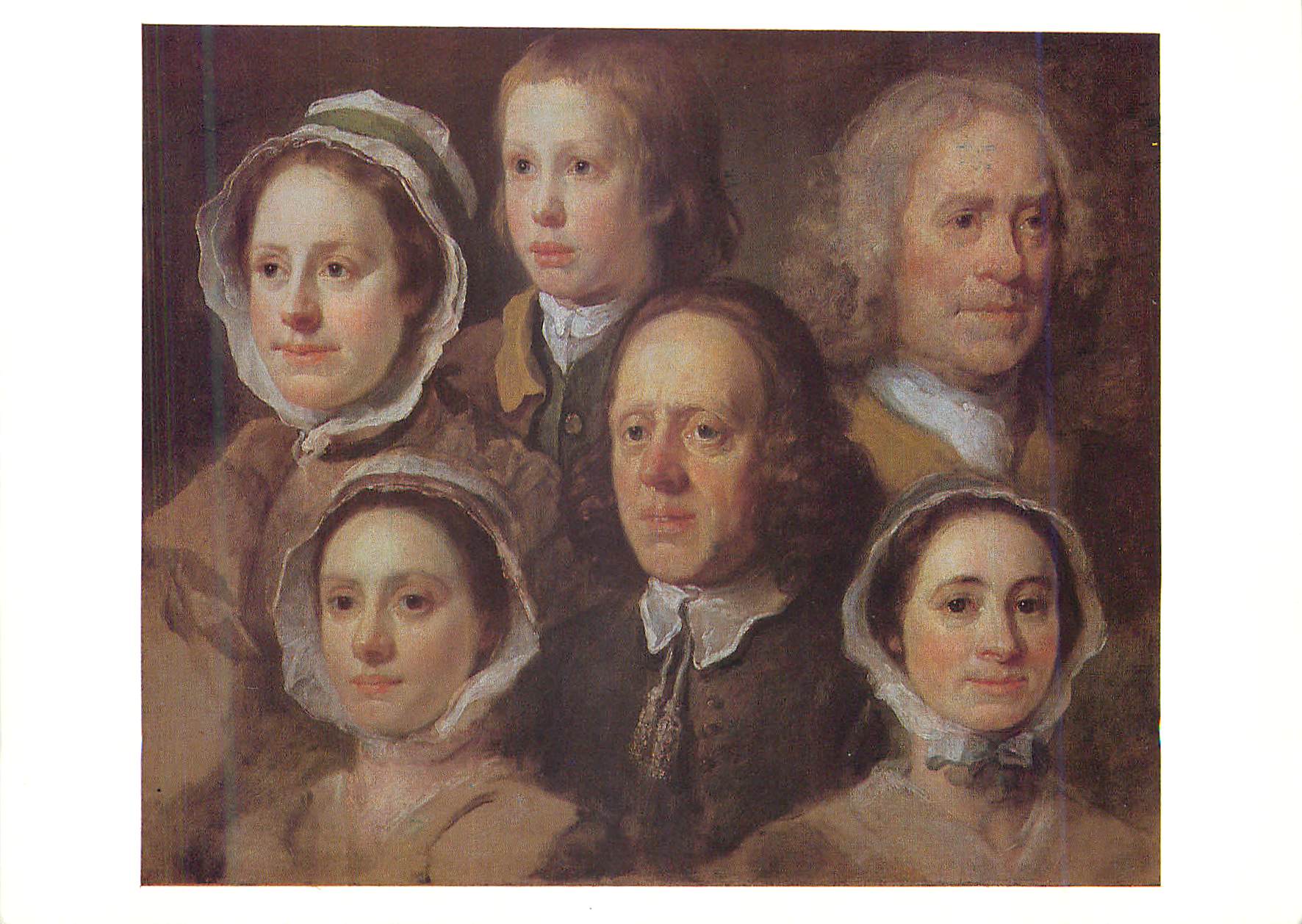 CPM William Hogarth Heads of Six of Hogarth's Servants